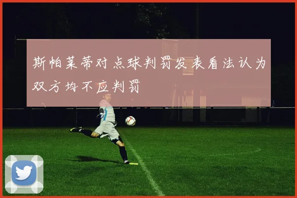 斯帕莱蒂对点球判罚发表看法认为双方均不应判罚